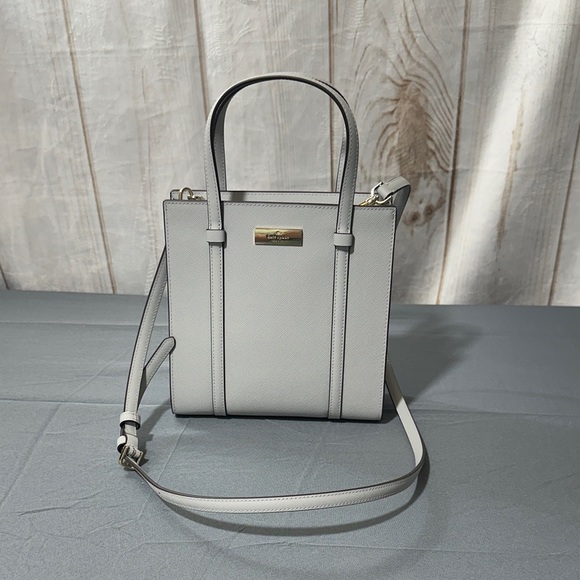 Kate Spade “Kenzie” Satchel Light Gray NWT - Picture 1 of 12